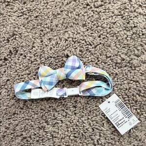 Colorful Plaid Kids Bow Tie